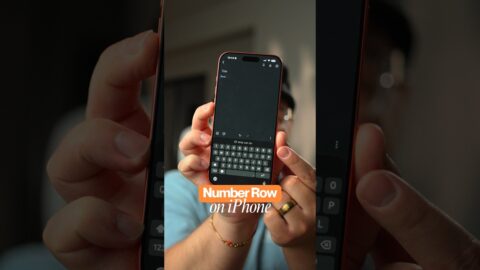 I Got a Number Row on the iPhone Keyboard